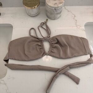 Monday Swimwear Taupe Bikini Top